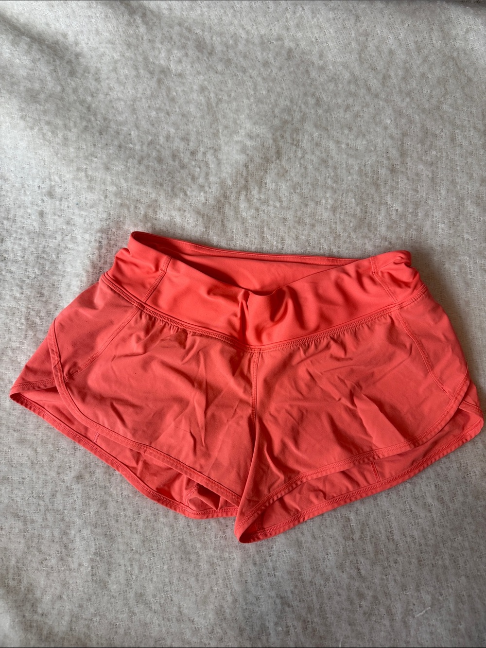 lululemon athletica Coral Pink Lightweight Athletic Shorts